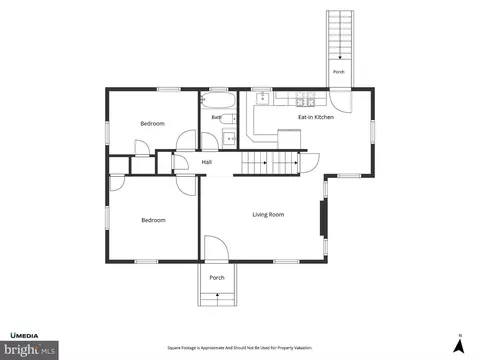 Floorplan - 6932 Chestnut Ave, Falls Church, VA 22042 photo 2 of 8