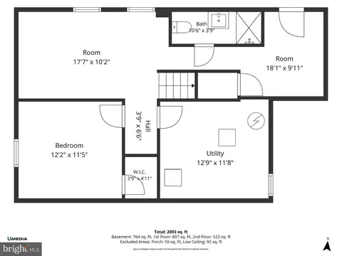 Floorplan - 6932 Chestnut Ave, Falls Church, VA 22042 photo 5 of 8