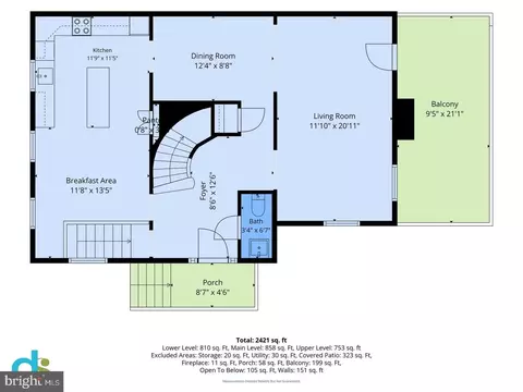 Floorplan - 2000 Gallows Tree Ln, Vienna, VA 22182 photo 1 of 4