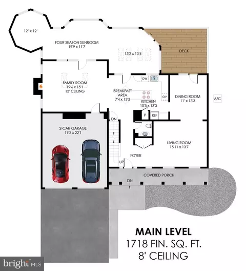 Floorplan - 9830 Faust Dr, Vienna, VA 22182 photo 1 of 4