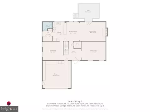 Floorplan - 6912 Bethnal Ct, Springfield, VA 22150 photo 1 of 4