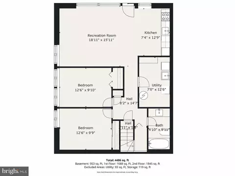 Floorplan - 849 Merriewood Ln, Mclean, VA 22102 photo 3 of 3