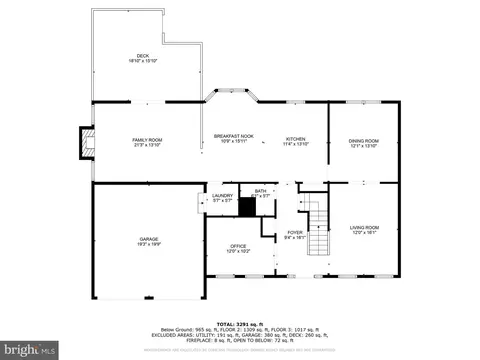 Floorplan - 46494 Cedarhurst Dr, Sterling, VA 20165 photo 2 of 4