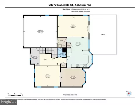 Floorplan - 20272 Rosedale Ct, Ashburn, VA 20147 photo 3 of 3