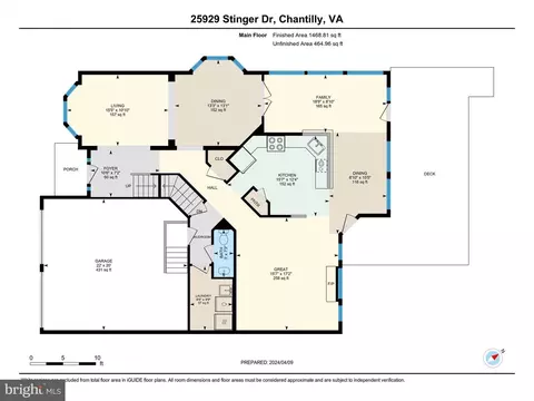 Floorplan - 25929 Stinger Dr, Chantilly, VA 20152 photo 1 of 3