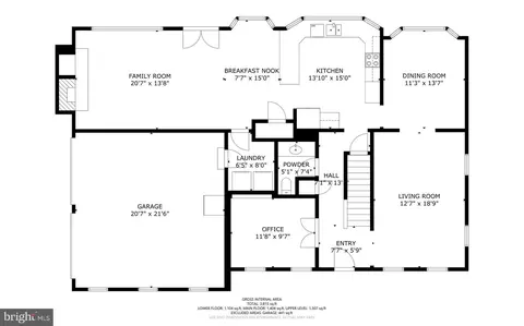 Floorplan - 57 Whittingham Cir, Sterling, VA 20165 photo 1 of 3