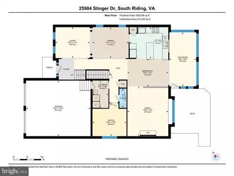 Floorplan - 25904 Stinger Dr, Chantilly, VA 20152 photo 1 of 3