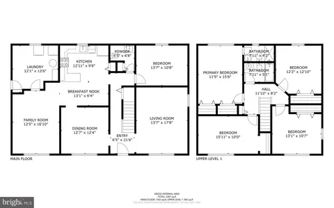 Floorplan - 1608 E Jefferson Ct, Sterling, VA 20164 photo 1 of 1