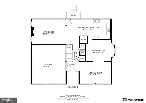 Floorplan - 17558 Deavers Ct, Hamilton, VA 20158 photo 1 of 2