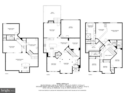 Floorplan - 24908 Castleton Dr, Chantilly, VA 20152 photo 1 of 1
