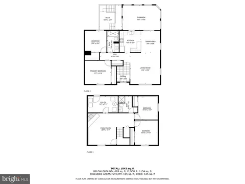 Floorplan - 205 Chestnut Ct, Sterling, VA 20164 photo 1 of 1
