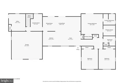 Floorplan - 17795 Sands Rd, Hamilton, VA 20158 photo 1 of 2