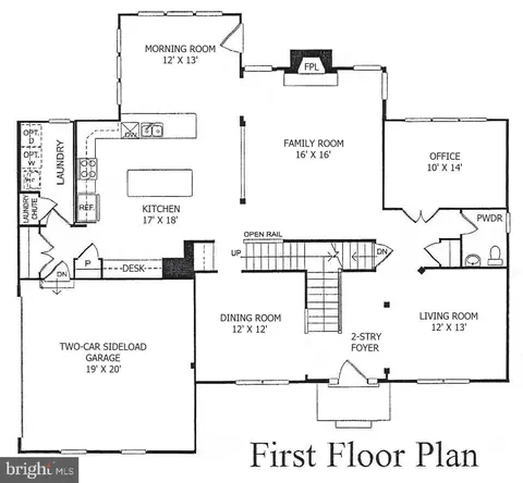Floorplan - 43926 Middlesex Dr, Chantilly, VA 20152 photo 1 of 4