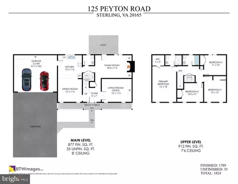 Floorplan - 125 Peyton Rd, Sterling, VA 20165 photo 3 of 3