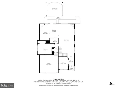 Floorplan - 22835 Trailing Rose Ct, Ashburn, VA 20148 photo 2 of 3