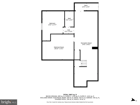Floorplan - 22835 Trailing Rose Ct, Ashburn, VA 20148 photo 1 of 3