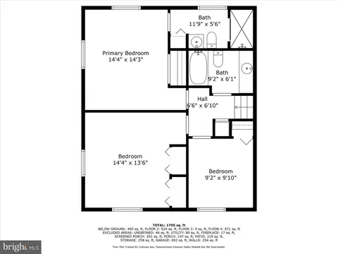 Floorplan - 800 Williamsburg Rd, Sterling, VA 20164 photo 4 of 5