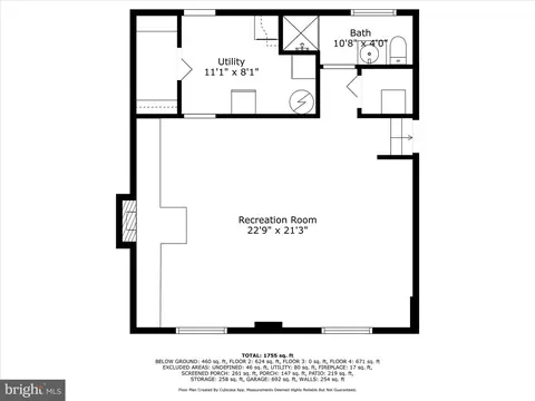 Floorplan - 800 Williamsburg Rd, Sterling, VA 20164 photo 2 of 5