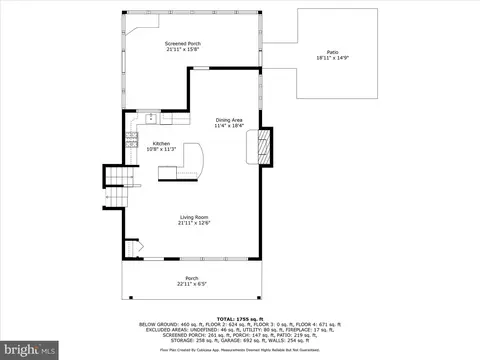 Floorplan - 800 Williamsburg Rd, Sterling, VA 20164 photo 3 of 5