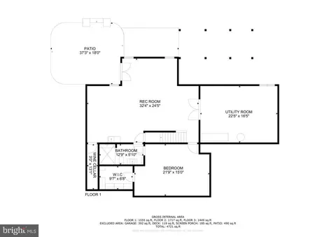 Floorplan - 43877 Paramount Pl, Chantilly, VA 20152 photo 3 of 4