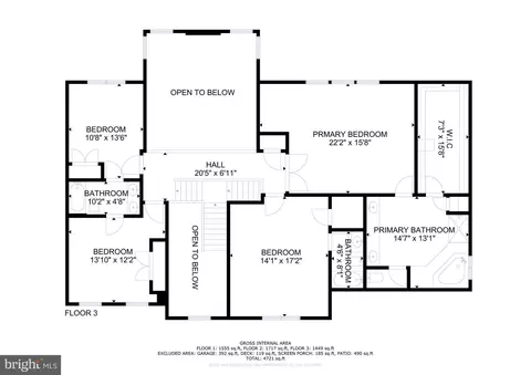 Floorplan - 43877 Paramount Pl, Chantilly, VA 20152 photo 2 of 4