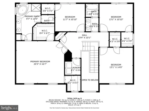 Floorplan - 42322 Rising Moon Pl, Brambleton, VA 20148 photo 5 of 8