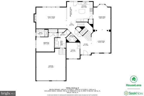 Floorplan - 43229 Augustine Pl, Ashburn, VA 20147 photo 1 of 3