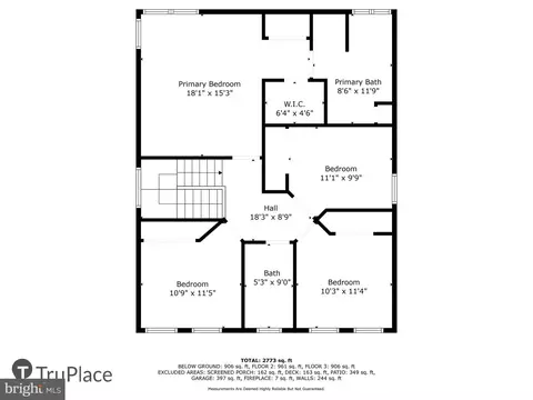 Floorplan - 26096 Flintonbridge Dr, Chantilly, VA 20152 photo 2 of 4