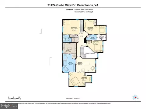 Floorplan - 21424 Glebe Vw, Broadlands, VA 20148 photo 2 of 3