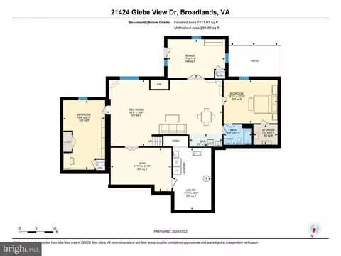 Floorplan - 21424 Glebe Vw, Broadlands, VA 20148 photo 3 of 3