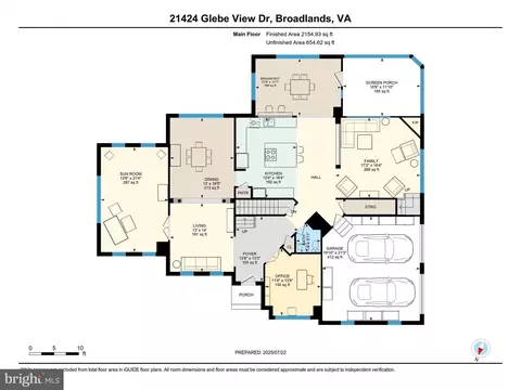 Floorplan - 21424 Glebe Vw, Broadlands, VA 20148 photo 1 of 3