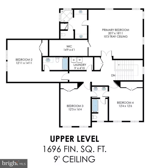 Floorplan - 23712 Safflower Ct, Ashburn, VA 20148 photo 2 of 3