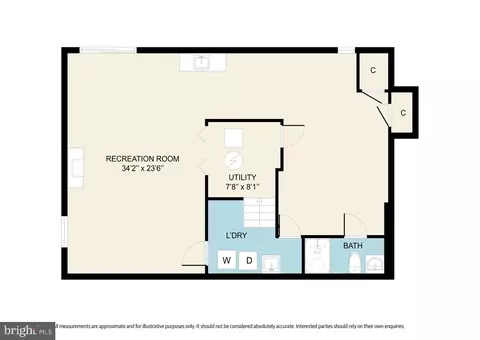 Floorplan - 1929 E Beech Rd, Sterling, VA 20164 photo 3 of 4