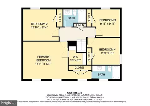 Floorplan - 1929 E Beech Rd, Sterling, VA 20164 photo 2 of 4