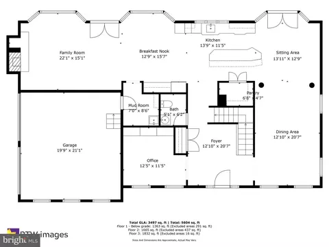 Floorplan - 116 Lake Dr, Sterling, VA 20164 photo 1 of 4