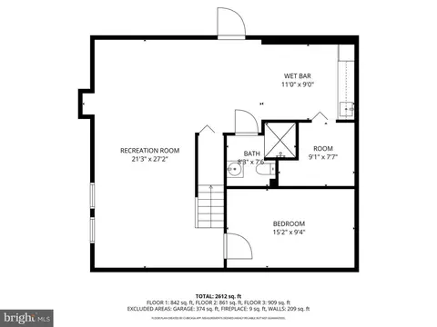 Floorplan - 21563 Awbrey Pl, Broadlands, VA 20148 photo 3 of 4