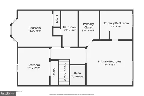 Floorplan - 47587 Comer Sq, Sterling, VA 20165 photo 2 of 4