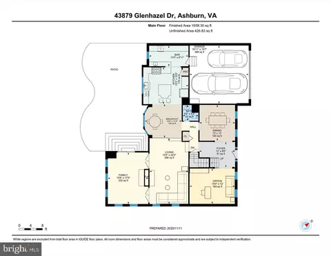 Floorplan - 43879 Glenhazel Dr, Ashburn, VA 20147 photo 1 of 3