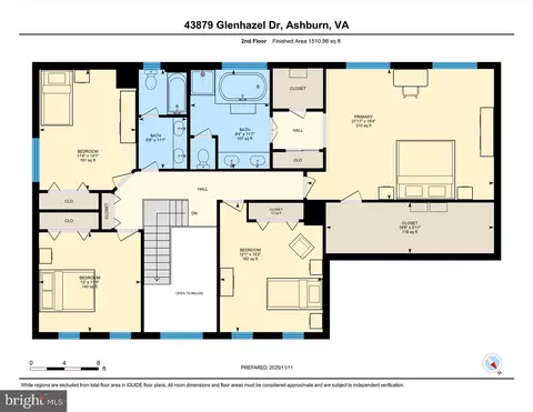 Floorplan - 43879 Glenhazel Dr, Ashburn, VA 20147 photo 2 of 3