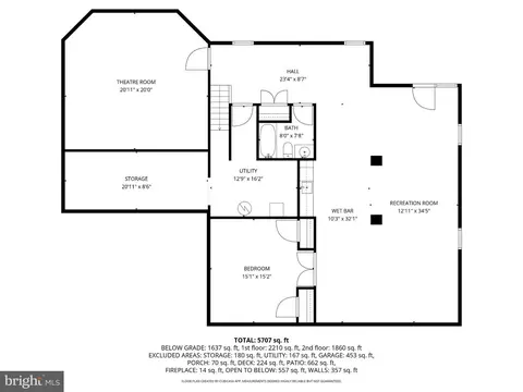 Floorplan - 43423 Mountcastle Dr, Chantilly, VA 20152 photo 3 of 3