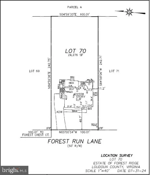 Floorplan - 22558 Forest Run Dr, Ashburn, VA 20148 photo 1 of 1