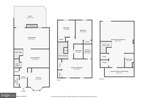 Floorplan - 43484 Blacksmith Sq, Ashburn, VA 20147 photo 1 of 3