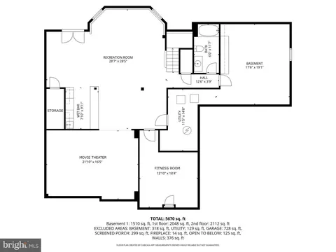 Floorplan - 22455 Pine Ridge Ct, Ashburn, VA 20148 photo 3 of 3