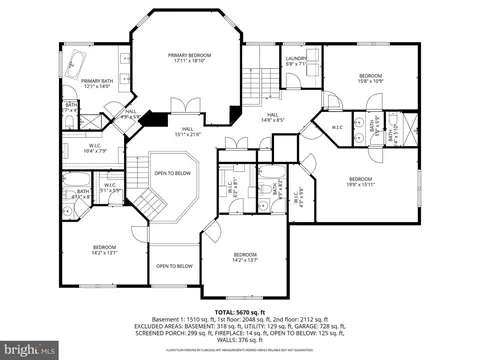 Floorplan - 22455 Pine Ridge Ct, Ashburn, VA 20148 photo 2 of 3