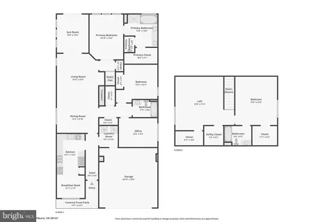Floorplan - 20850 Adams Mill Pl, Ashburn, VA 20147 photo 2 of 2