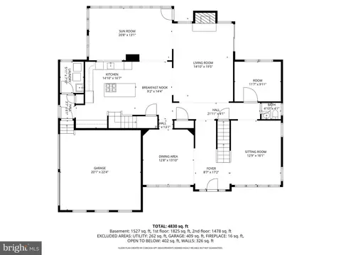 Floorplan - 22475 Forest Manor Dr, Ashburn, VA 20148 photo 1 of 4