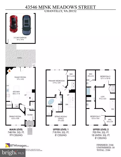 Floorplan - 43546 Mink Meadows St, Chantilly, VA 20152 photo 1 of 1