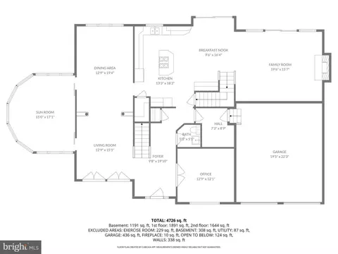 Floorplan - 25775 Tullow Pl, Chantilly, VA 20152 photo 2 of 4