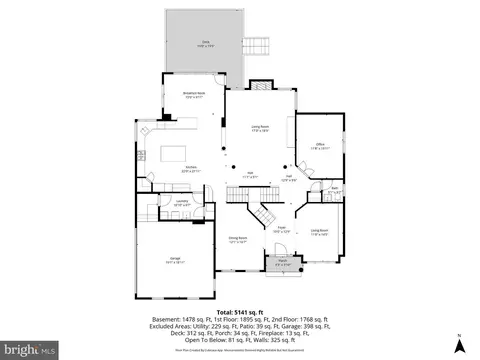 Floorplan - 22320 Lost Branch Cir, Ashburn, VA 20148 photo 1 of 3