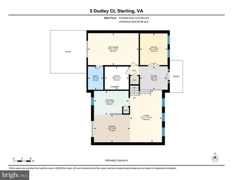 Floorplan - 5 Dudley Ct, Sterling, VA 20165 photo 1 of 2